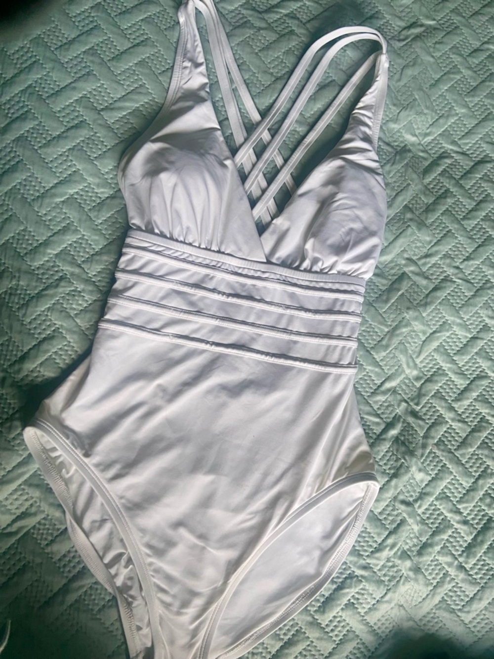 White One-Piece Swimsuit